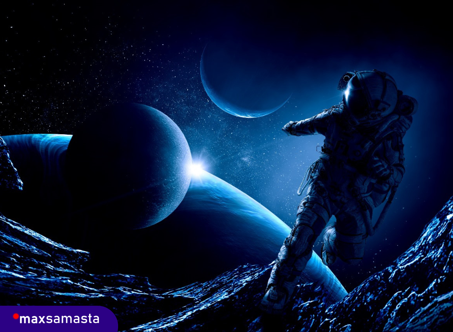 Ilustrasi solusi bisnis modern dengan teknologi digita